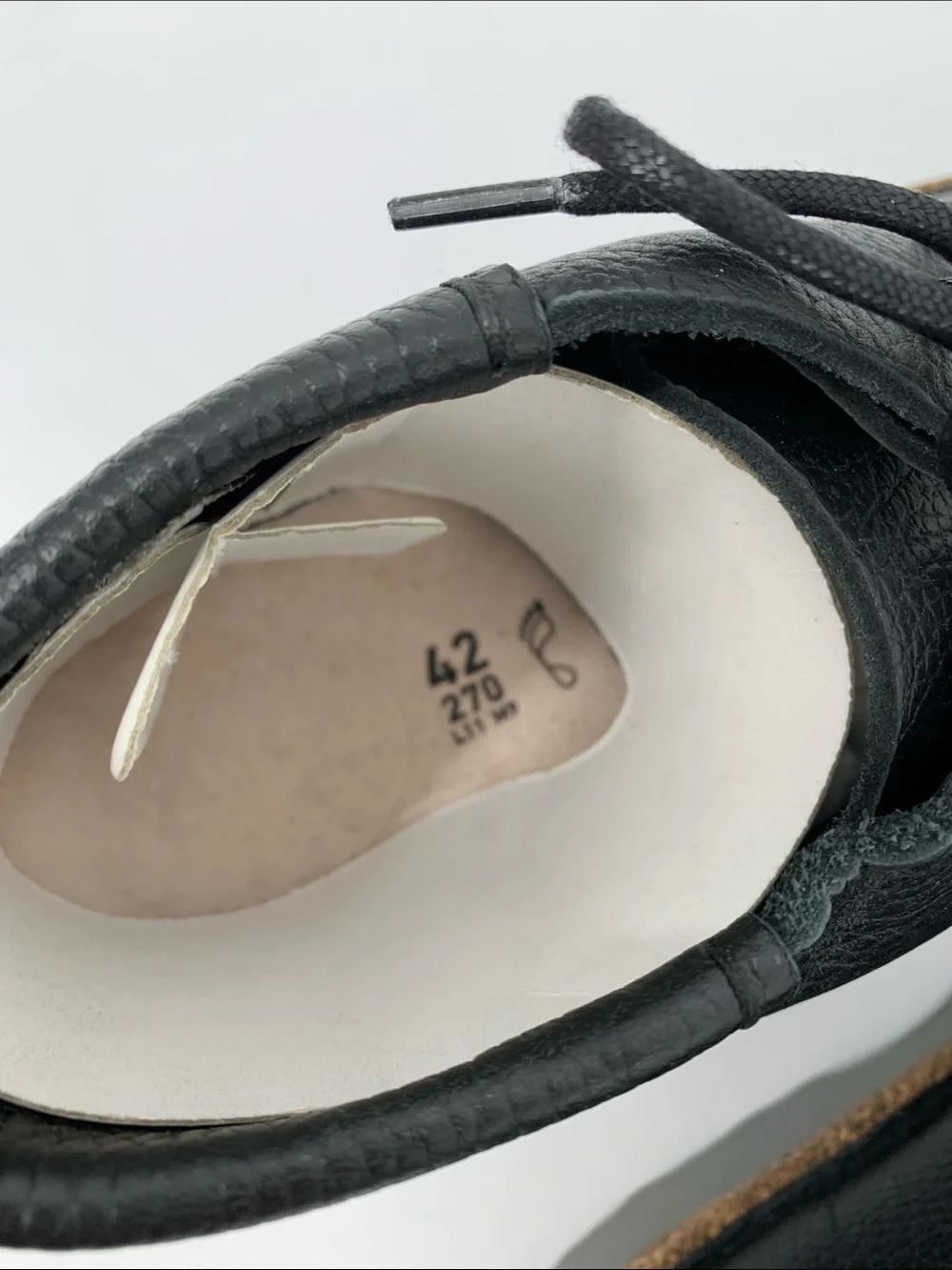 Birkenstock Delano High Chukka boots tie black leather comfort shoe new 42 11 9